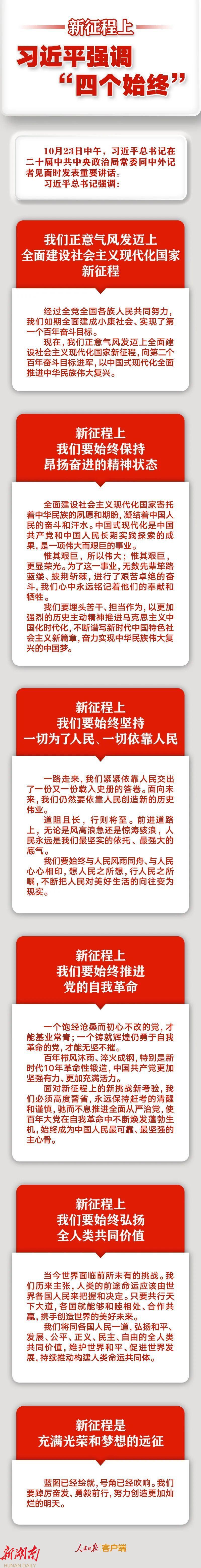 新征程上,习近平强调“四个始终”_邵阳头条网